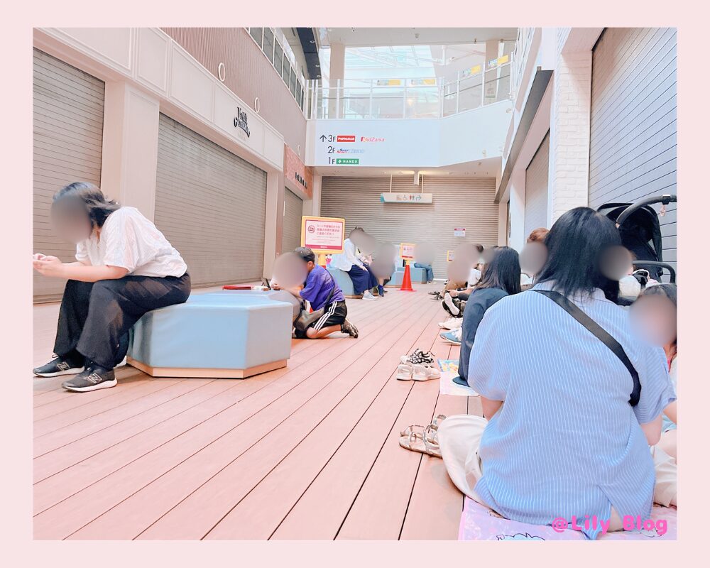 キッザニア東京 入場待ちの様子