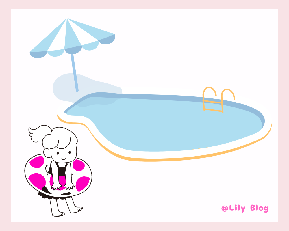 プールのイラスト