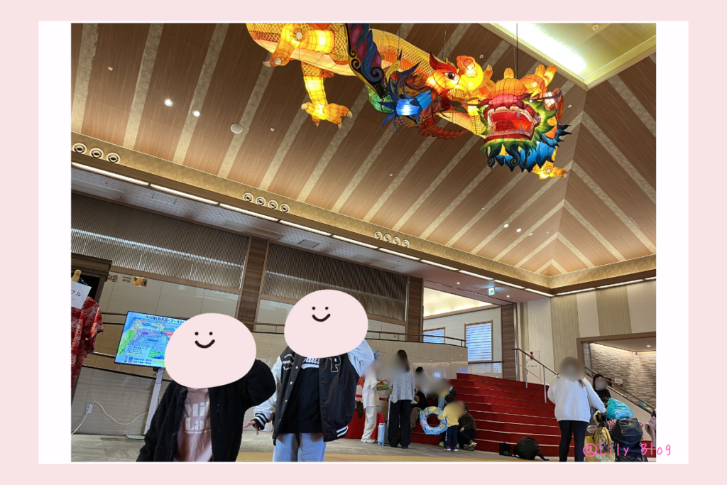 ホテル三日月 ロビーの混雑