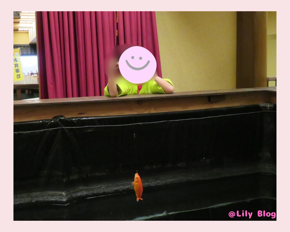 ホテル三日月 お祭りランド 釣り 釣れた様子