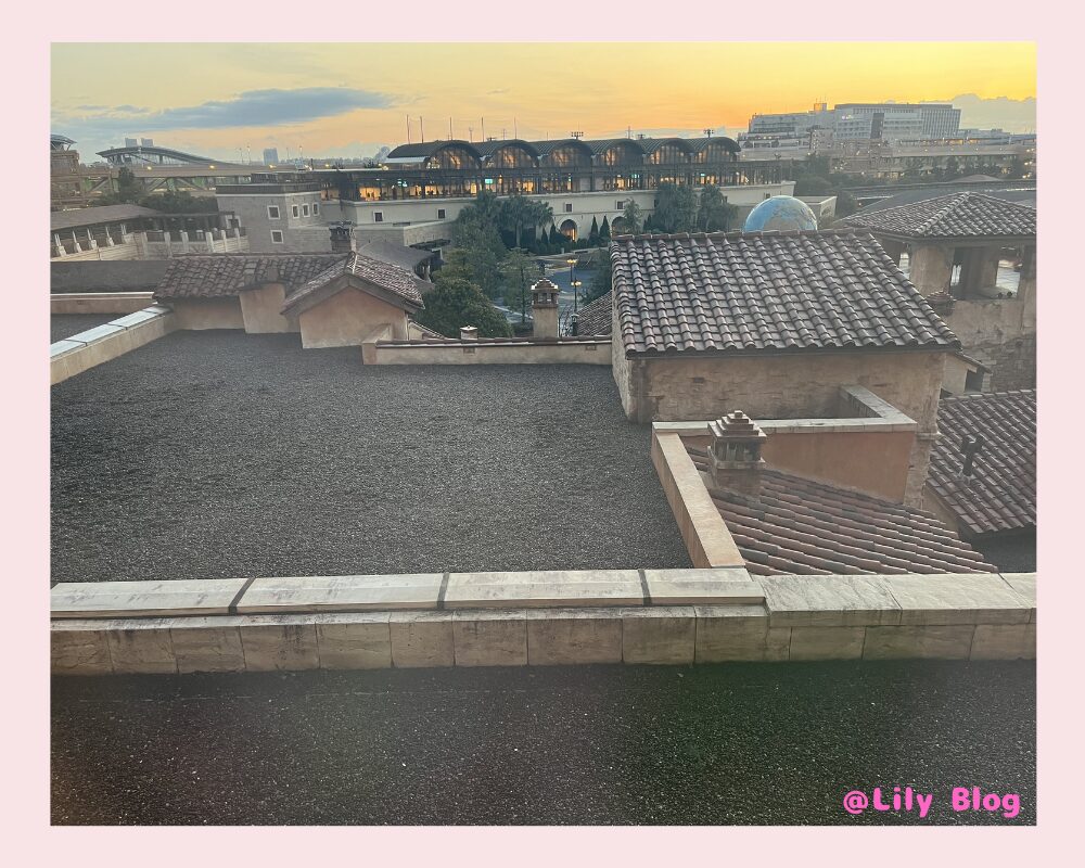 ミラコスタ 砂利ビュー トスカーナ・サイドからの景色