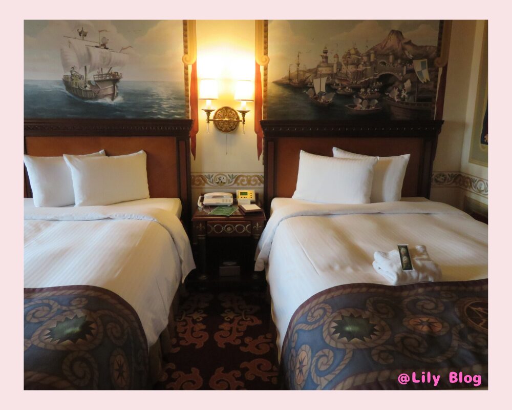 ミラコスタ お部屋のベット